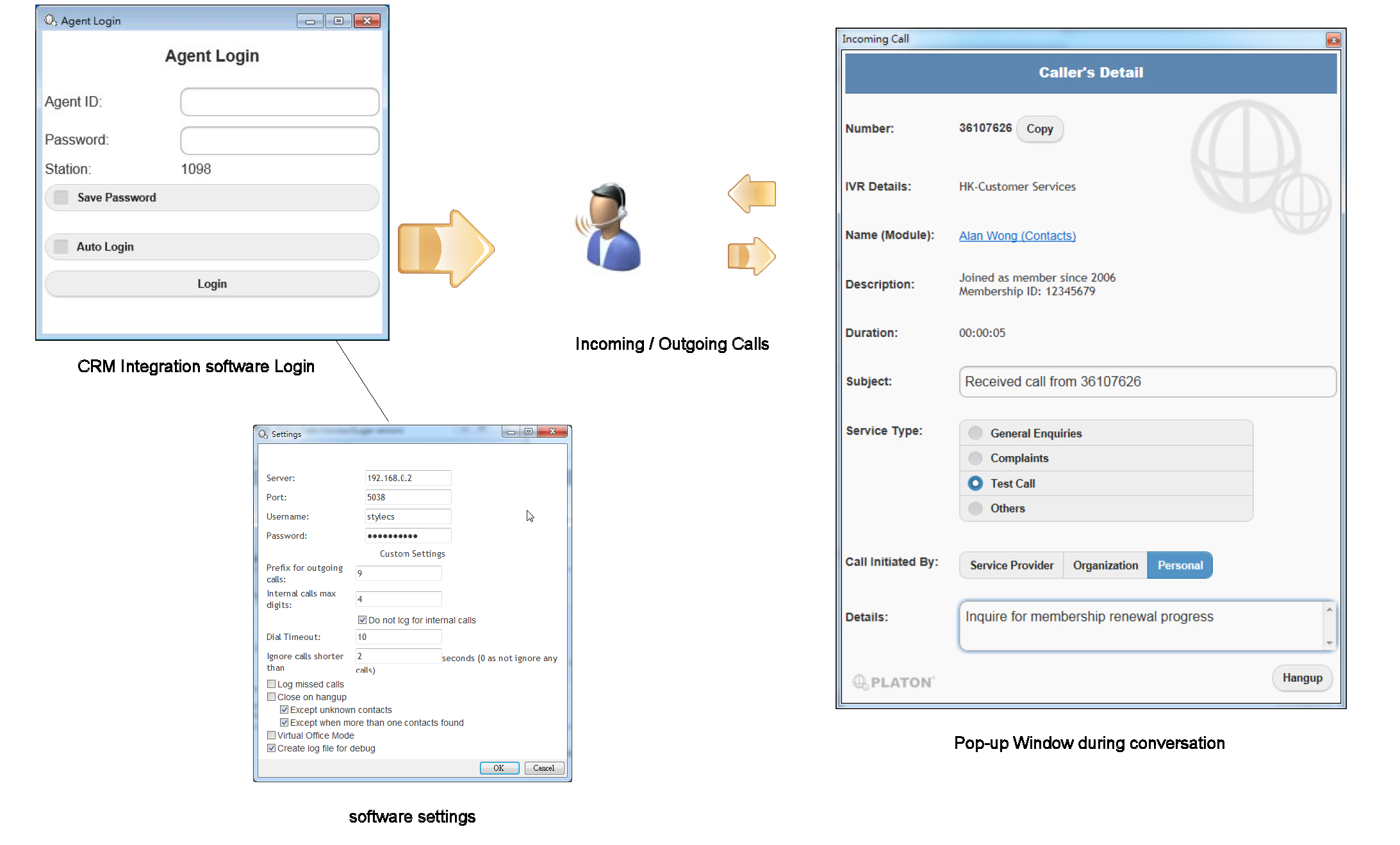CRM integration workflow