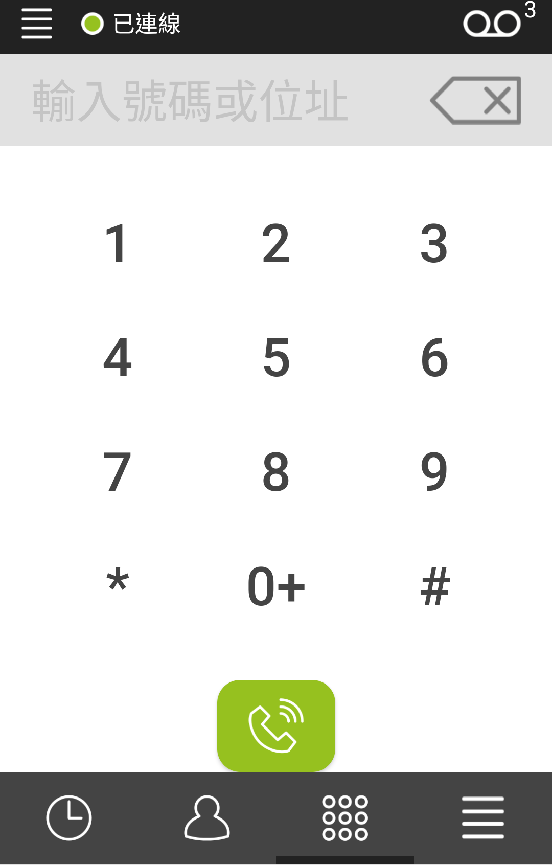 PLATON Phone dial pad