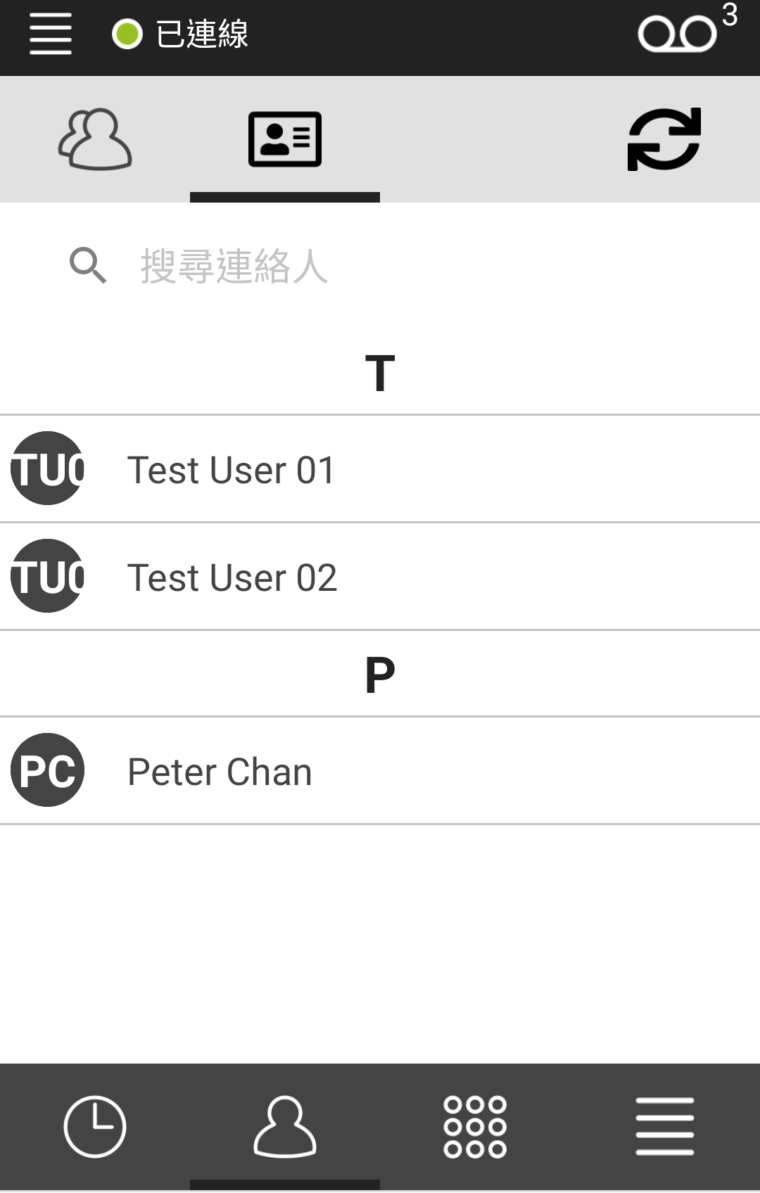 PLATON Phone system directory
